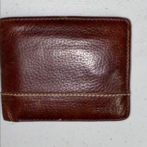 Brown Leather Fossil Wallet